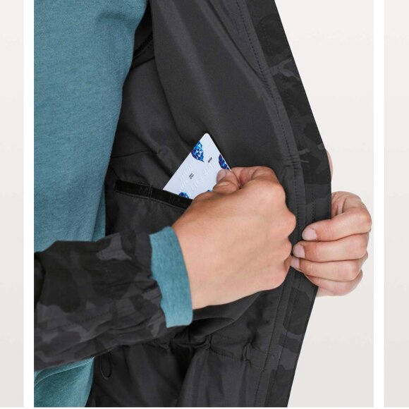 Lululemon Pack It Up Jacket Incognito Camo Multi Grey SIZE 4 - Picture 3 of 7